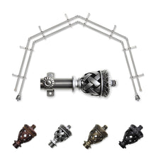 Load image into Gallery viewer, Arielle 13/16" 4-Sided Double Bay Curtain Rod