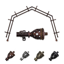 Load image into Gallery viewer, Arielle 13/16" 4-Sided Double Bay Curtain Rod