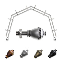 Load image into Gallery viewer, Amelie 13/16" 4-Sided Double Bay Curtain Rod