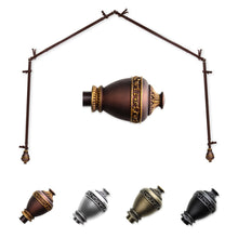 Load image into Gallery viewer, Amelie 13/16" 4-Sided Bay Curtain Rod