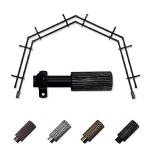 Load image into Gallery viewer, Cedar 13/16" 4-Sided Double Bay Curtain Rod