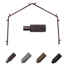 Load image into Gallery viewer, Cedar 13/16" 4-Sided Bay Curtain Rod