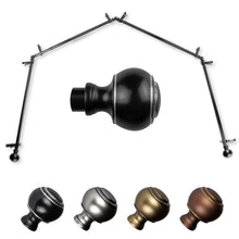 Load image into Gallery viewer, Jaylin 13/16" 4-Sided Bay Curtain Rod
