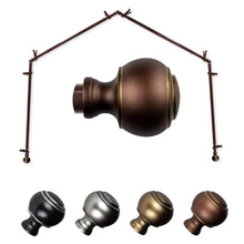 Load image into Gallery viewer, Jaylin 13/16" 4-Sided Bay Curtain Rod