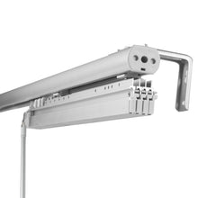 Load image into Gallery viewer, 4-Panel Single Rail Panel Track Blind Extendable 48"-88"W x 91.4"H, Panel width 23.5", Macadamia, Amaryllis