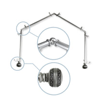 Load image into Gallery viewer, Ornament 13/16" 4-Sided Bay Curtain Rod