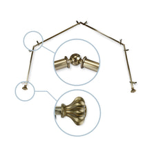 Load image into Gallery viewer, Flair 13/16" 4-Sided Bay Curtain Rod
