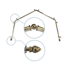 Load image into Gallery viewer, Bud 13/16" 4-Sided Bay Curtain Rod