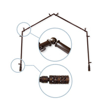 Load image into Gallery viewer, Whirl 13/16" 4-Sided Bay Curtain Rod