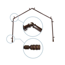 Load image into Gallery viewer, Dollop 13/16" 4-Sided Bay Curtain Rod