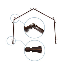 Load image into Gallery viewer, Fort 13/16" 4-Sided Bay Curtain Rod