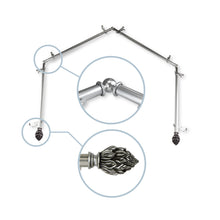 Load image into Gallery viewer, Ember 13/16" 4-Sided Bay Curtain Rod