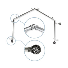 Load image into Gallery viewer, Adora 13/16" 4-Sided Bay Curtain Rod