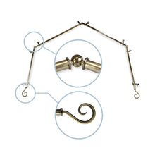 Load image into Gallery viewer, Curl 13/16" 4-Sided Bay Curtain Rod