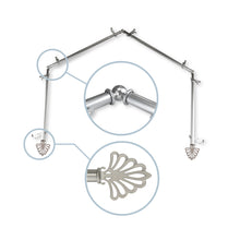 Load image into Gallery viewer, Fan 13/16" 4-Sided Bay Curtain Rod