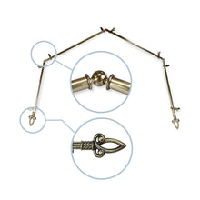 Load image into Gallery viewer, Spire 13/16" 4-Sided Bay Curtain Rod