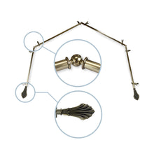 Load image into Gallery viewer, Fin 13/16" 4-Sided Bay Curtain Rod