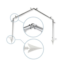 Load image into Gallery viewer, Alpha 13/16" 4-Sided Bay Curtain Rod