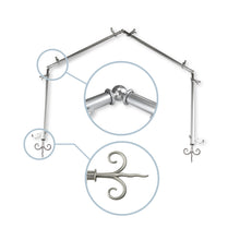 Load image into Gallery viewer, Fleur 13/16" 4-Sided Bay Curtain Rod