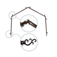 Load image into Gallery viewer, Swan 13/16" 4-Sided Bay Curtain Rod