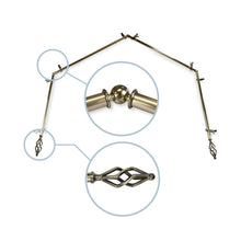 Load image into Gallery viewer, Marquise 13/16" 4-Sided Bay Curtain Rod