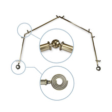 Load image into Gallery viewer, Coil 13/16" 4-Sided Bay Curtain Rod