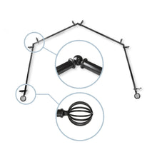 Load image into Gallery viewer, Cage 13/16" 4-Sided Bay Curtain Rod