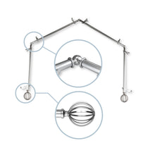Load image into Gallery viewer, Cage 13/16" 4-Sided Bay Curtain Rod