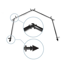 Load image into Gallery viewer, Cone 13/16" 4-Sided Bay Curtain Rod