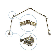 Load image into Gallery viewer, Tidal 13/16" 4-Sided Bay Curtain Rod