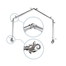 Load image into Gallery viewer, Delilah 13/16" 4-Sided Bay Curtain Rod
