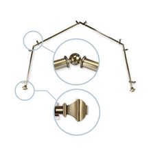 Load image into Gallery viewer, Marion 13/16" 4-Sided Bay Curtain Rod