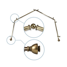 Load image into Gallery viewer, Alma 13/16" 4-Sided Bay Curtain Rod