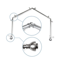 Load image into Gallery viewer, Alma 13/16" 4-Sided Bay Curtain Rod