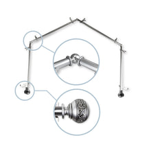 Load image into Gallery viewer, Naomi 13/16" 4-Sided Bay Curtain Rod