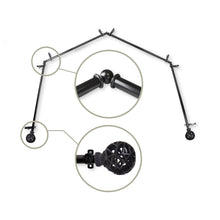 Load image into Gallery viewer, Leanette 13/16" 4-Sided Bay Curtain Rod