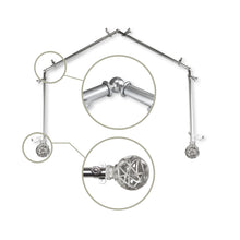 Load image into Gallery viewer, Leanette 13/16" 4-Sided Bay Curtain Rod