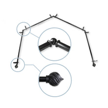 Load image into Gallery viewer, Bisque 13/16" 4-Sided Bay Curtain Rod