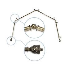 Load image into Gallery viewer, Arielle 13/16" 4-Sided Bay Curtain Rod