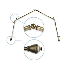 Load image into Gallery viewer, Amelie 13/16" 4-Sided Bay Curtain Rod