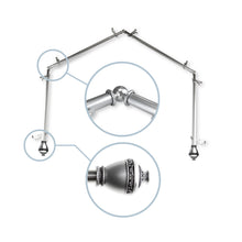Load image into Gallery viewer, Amelie 13/16" 4-Sided Bay Curtain Rod