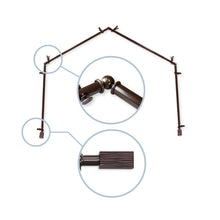 Load image into Gallery viewer, Alder 13/16" 4-Sided Bay Curtain Rod