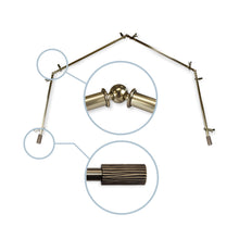 Load image into Gallery viewer, Cedar 13/16" 4-Sided Bay Curtain Rod