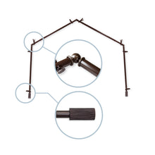 Load image into Gallery viewer, Cedar 13/16" 4-Sided Bay Curtain Rod