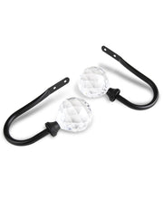 Load image into Gallery viewer, Faceted Holdback Pair