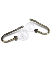 Load image into Gallery viewer, Faceted Holdback Pair