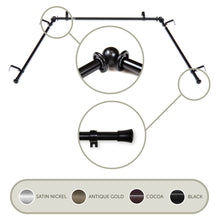 Load image into Gallery viewer, 5/8" Single Bay Curtain Rod