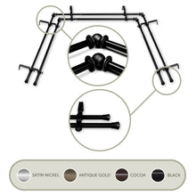 Load image into Gallery viewer, 5/8" Double Bay Curtain Rod