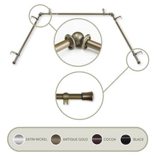 Load image into Gallery viewer, 5/8" Single Bay Curtain Rod