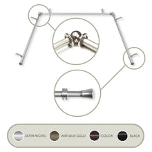 Load image into Gallery viewer, 5/8" Single Bay Curtain Rod